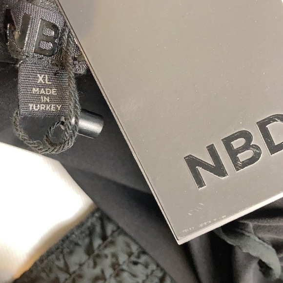 NBD Revolve NWT Levent Off The Shoulder Ruched Mini Dress XL Sexy Party Feminine - Picture 14 of 16